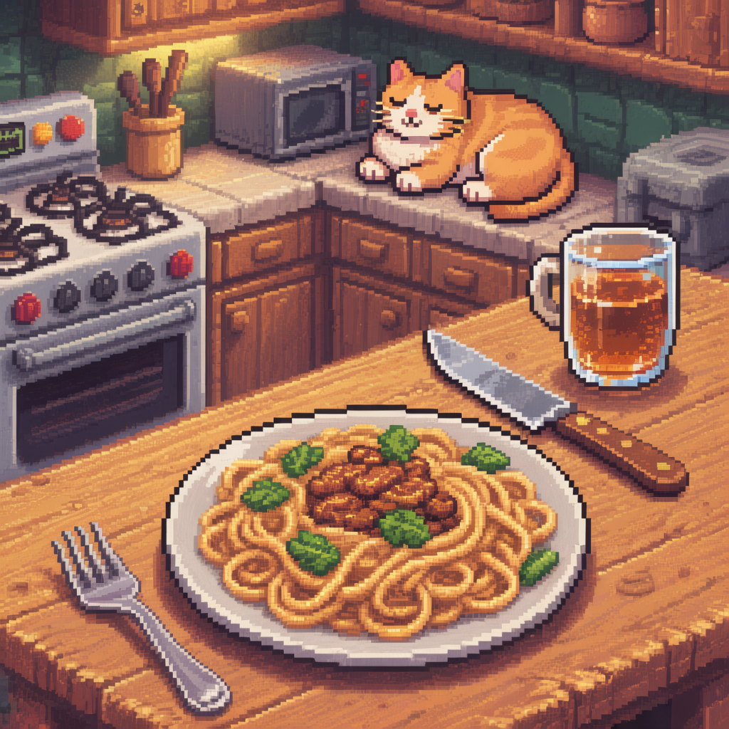 Miso Mushroom Pasta